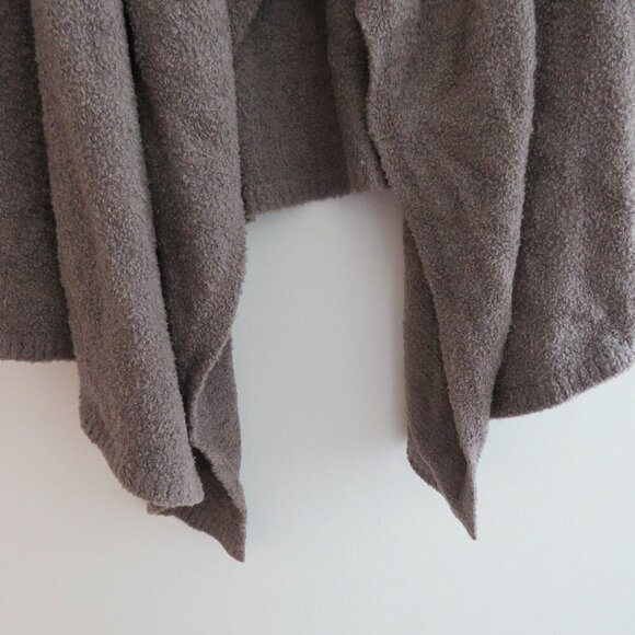 BAREFOOT DREAMS Cozy Chic Lite Ombre Calypso Wrap Open Front Cardigan Bamboo Tan - Picture 11 of 16